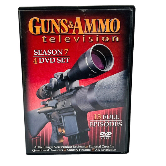 Guns & Ammo Television Season 7 DVD 4 Disc Set 13 Episodes Shooting Sports - Picture 1 of 4